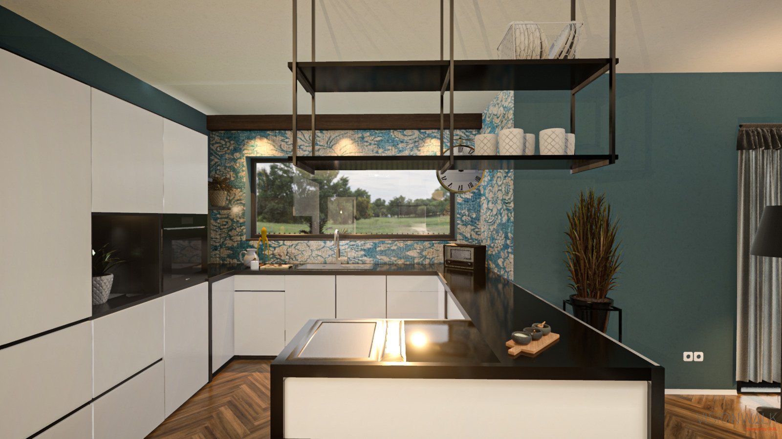 Zwei Türen führen von hier nach draußen