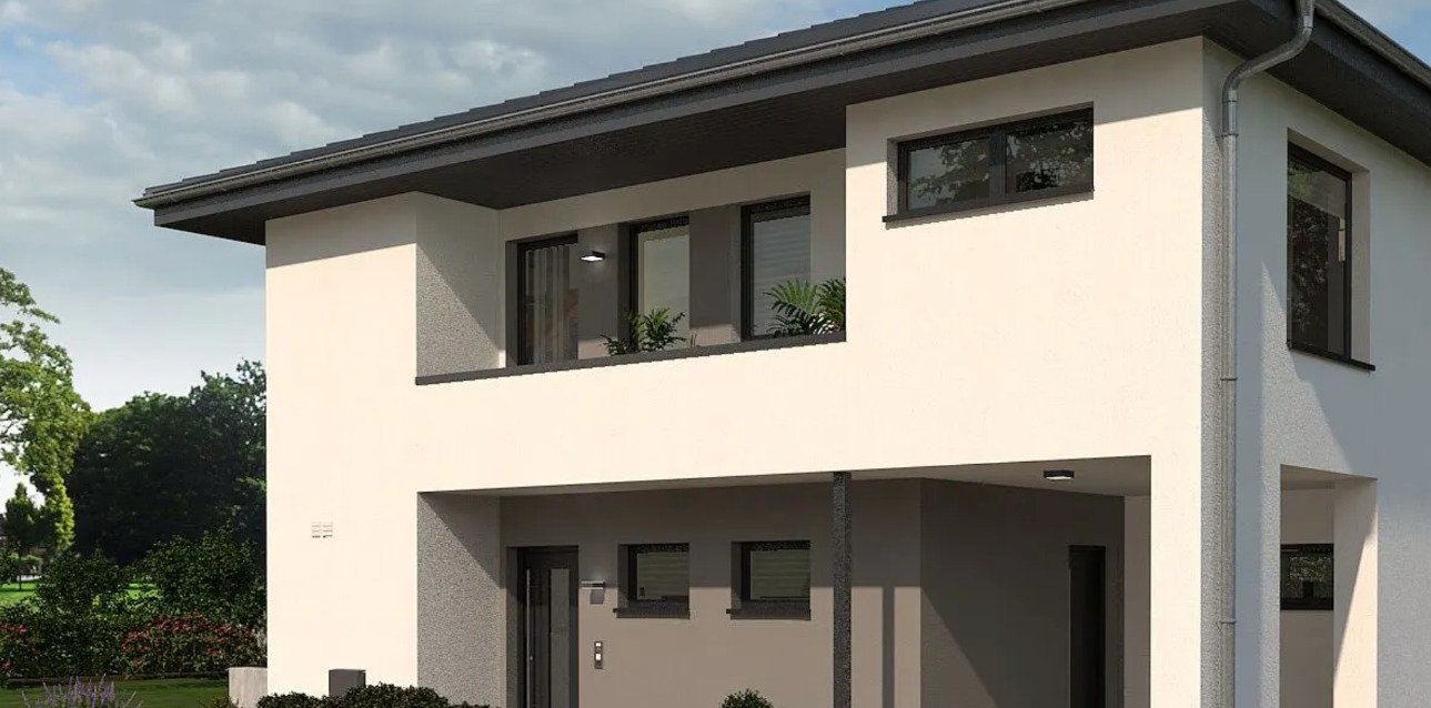 Die Treppe führt nach oben zur Galerie