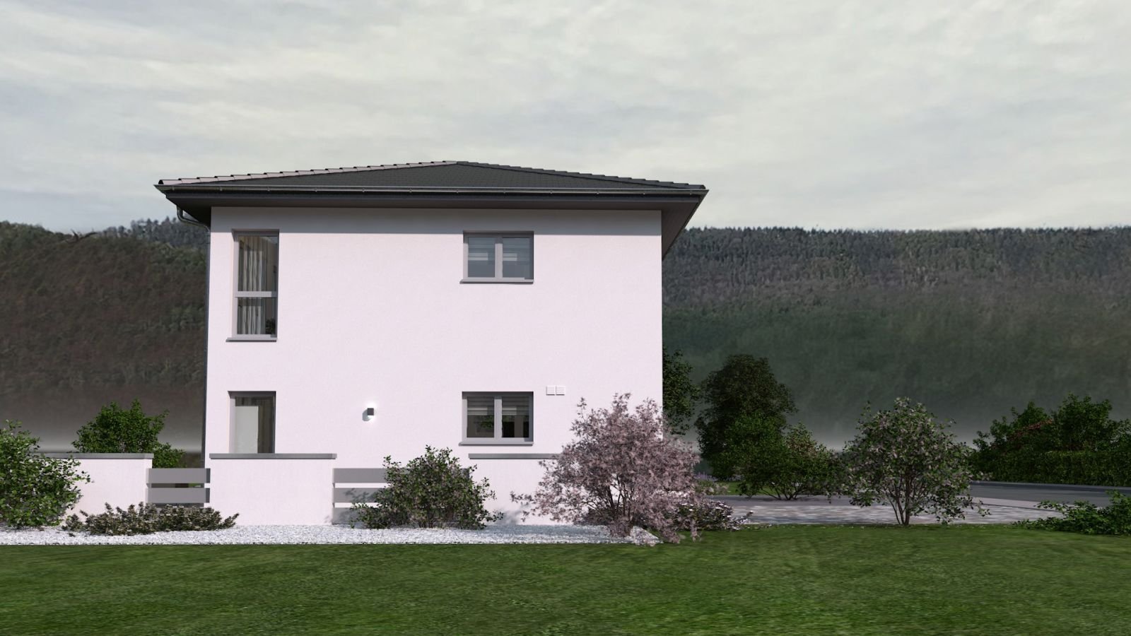 SACHLICHES EIN­FA­MI­LI­EN­HAUS GEPAART MIT NÜTZLICHER FUNKTIONALITÄT