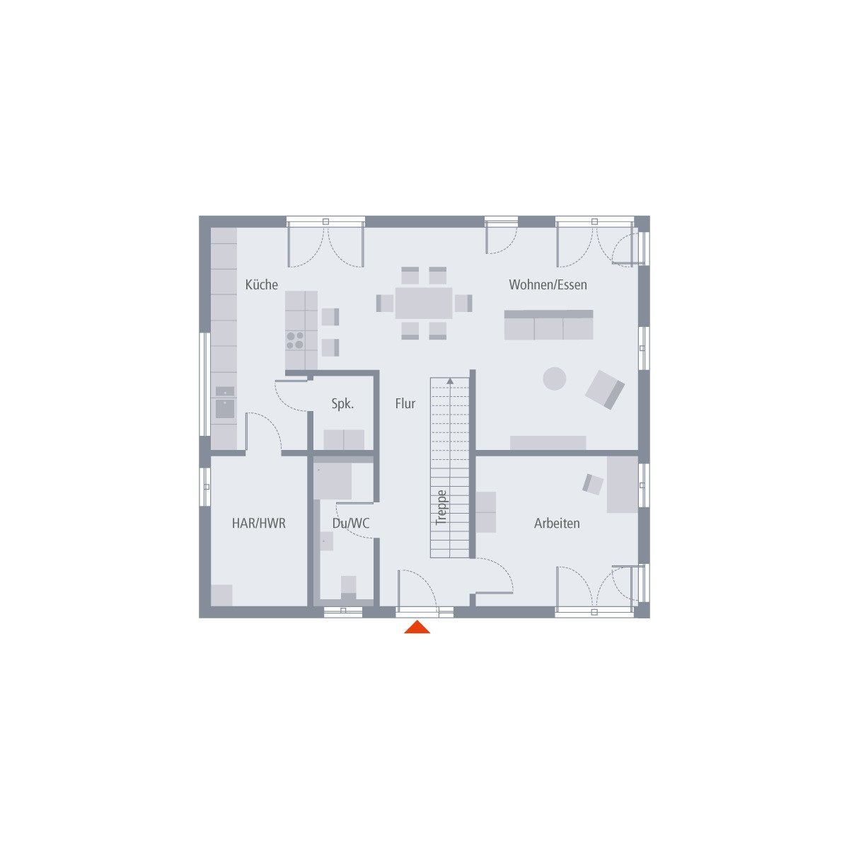 Privateroom für die Eltern - 3 Bäder - Gäste- Arbeitszimmer - 2 Kinderzimmer.....