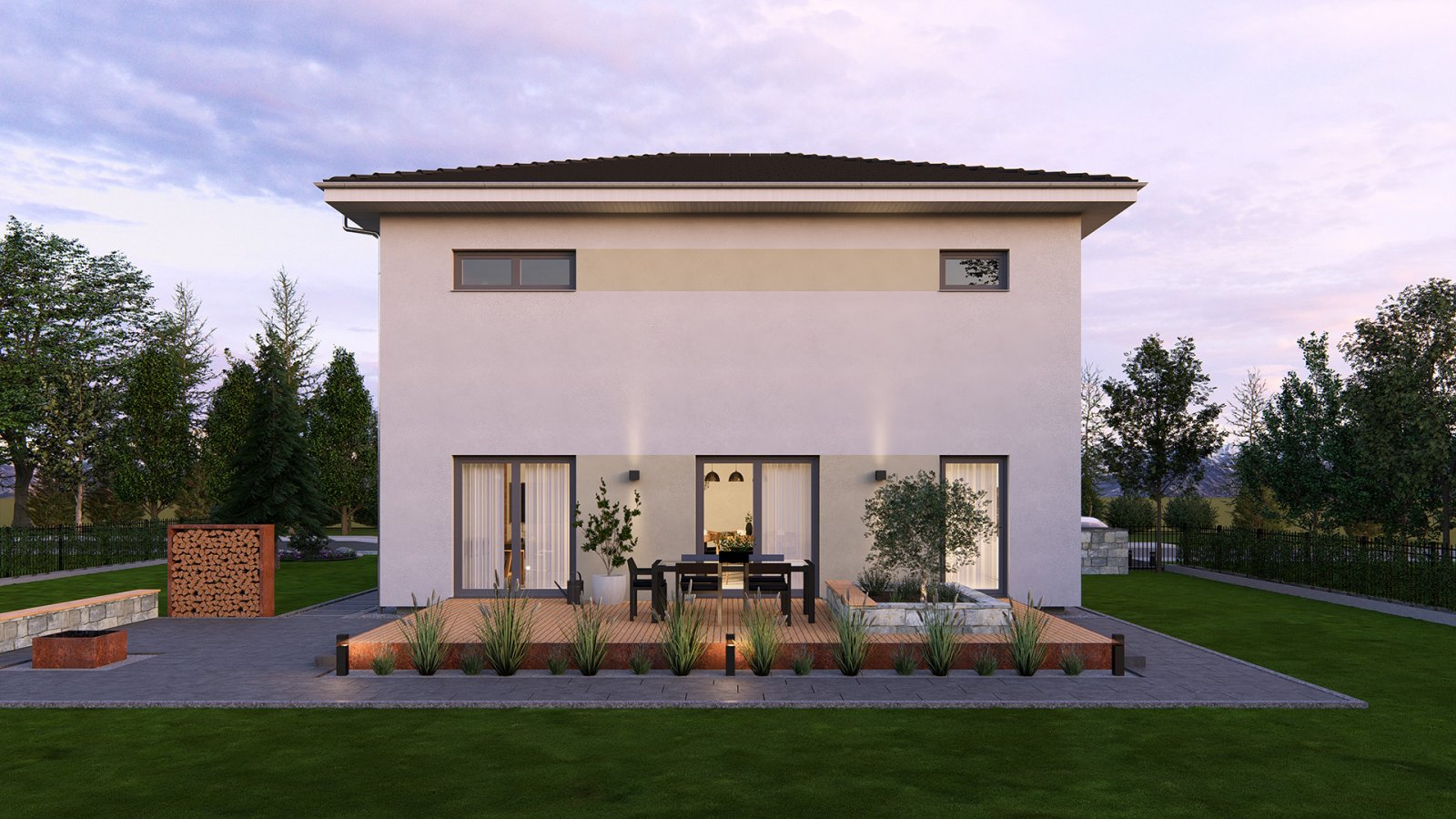 Wohnen auf einem neuen Level: stilvolles Design, clever geplant und sofort greifbar. Haus und Grundstück sind bereits im Preis enthalten.