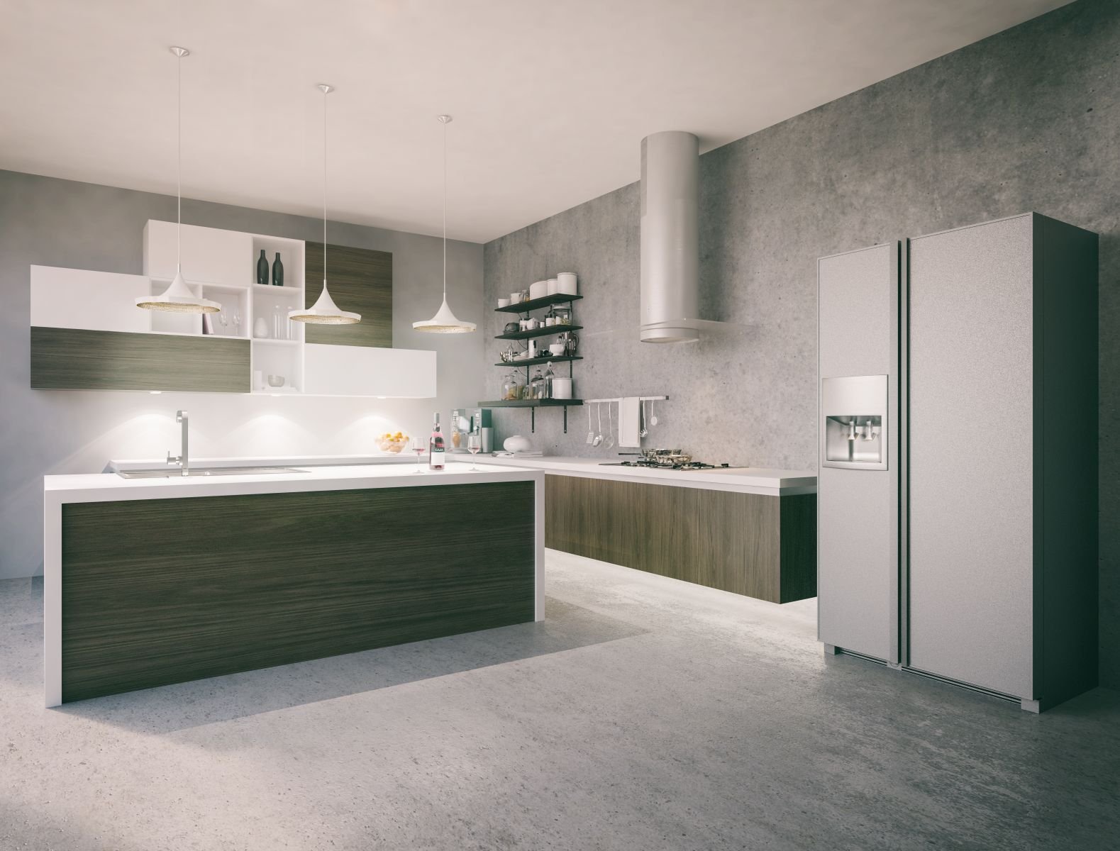 Wohnbereich liegt geschlossen zur Gartenseite