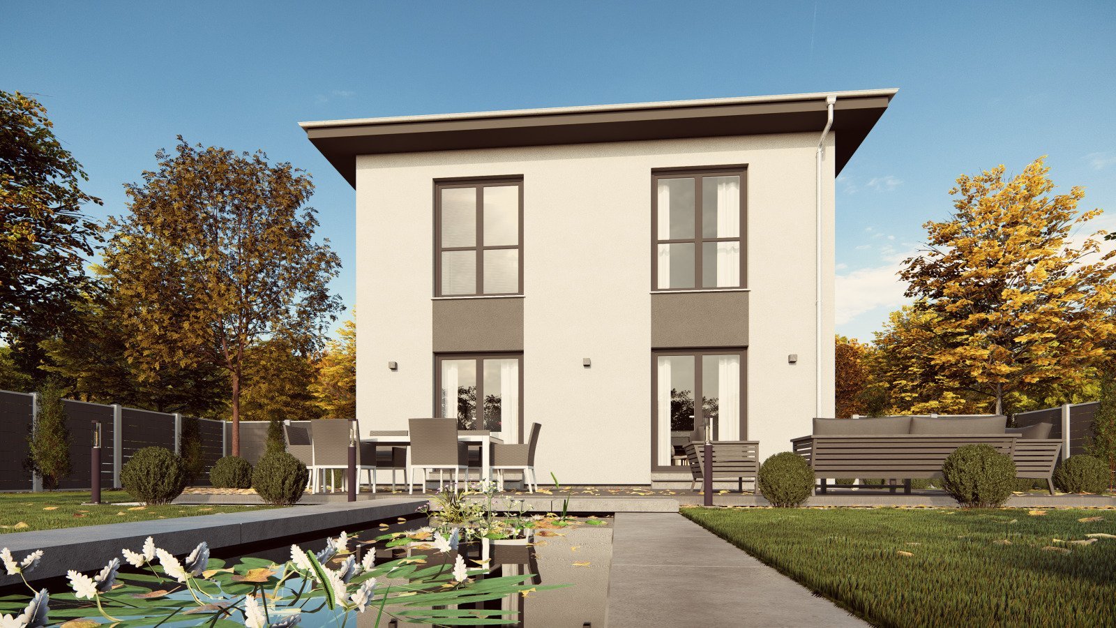 STADTVILLA MIT 125m² - BEZUGSFERTIG - INKLUSIVE KÜCHE & KÜHHLFUNKTION
