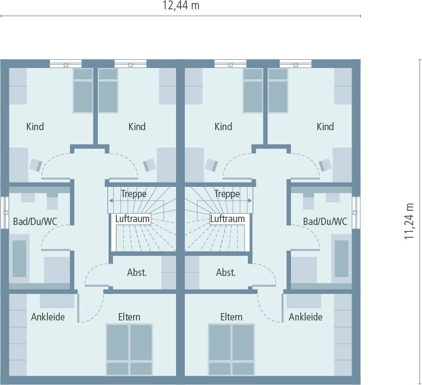 2-Familienhaus = Gesamt 699.760,-€ ! (Je Haushälfte/Familie/Grundstück nur 349.880,-€)