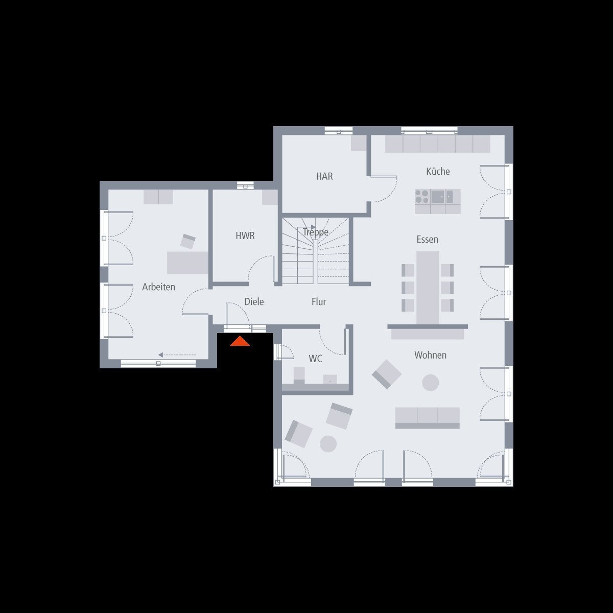 DIE RUHE DER VORSTADT, AN ANBINDUNG DER CITY