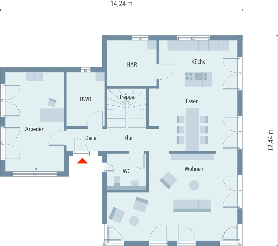 Ein schönes Haus das keine Wünsche offen lässt ! Preis mit einem Grundstück berechnet !