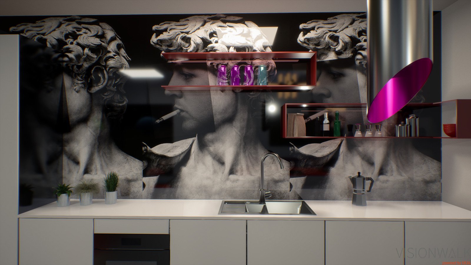 Vom Flur führt der Weg weiter in den offenen Wohnbereich.