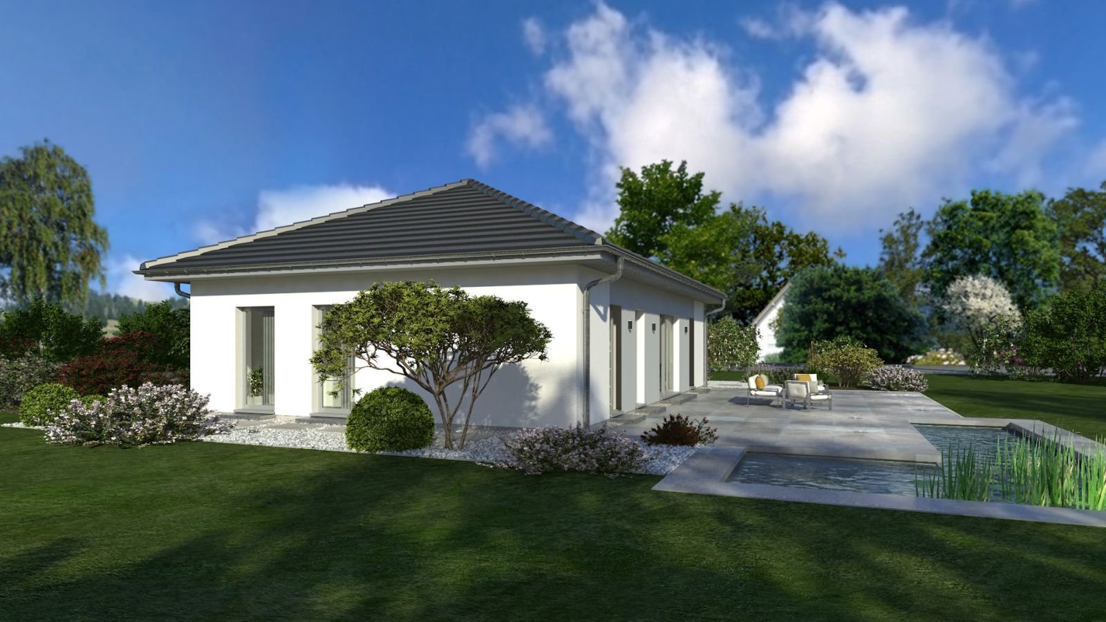 Komplett einzugsfertiges Bungalow neu bauen in Heiligensee