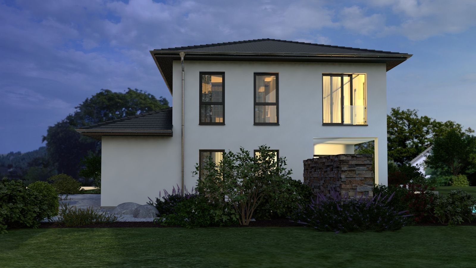 Die Staffelvilla – Architektur für höchste Ansprüche, inkl. Grundstück