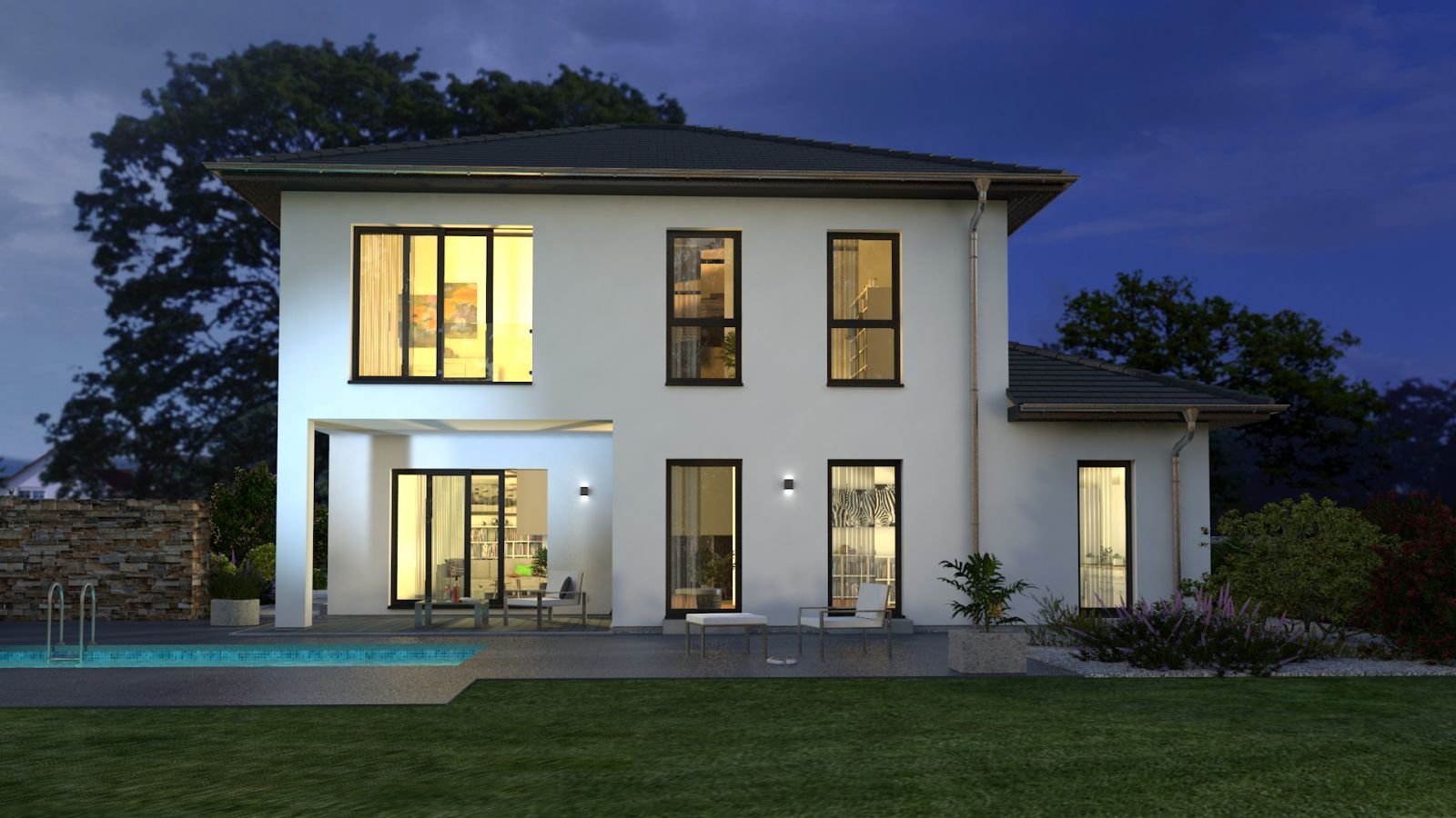 Die Staffelvilla – Architektur für höchste Ansprüche, inkl. Grundstück