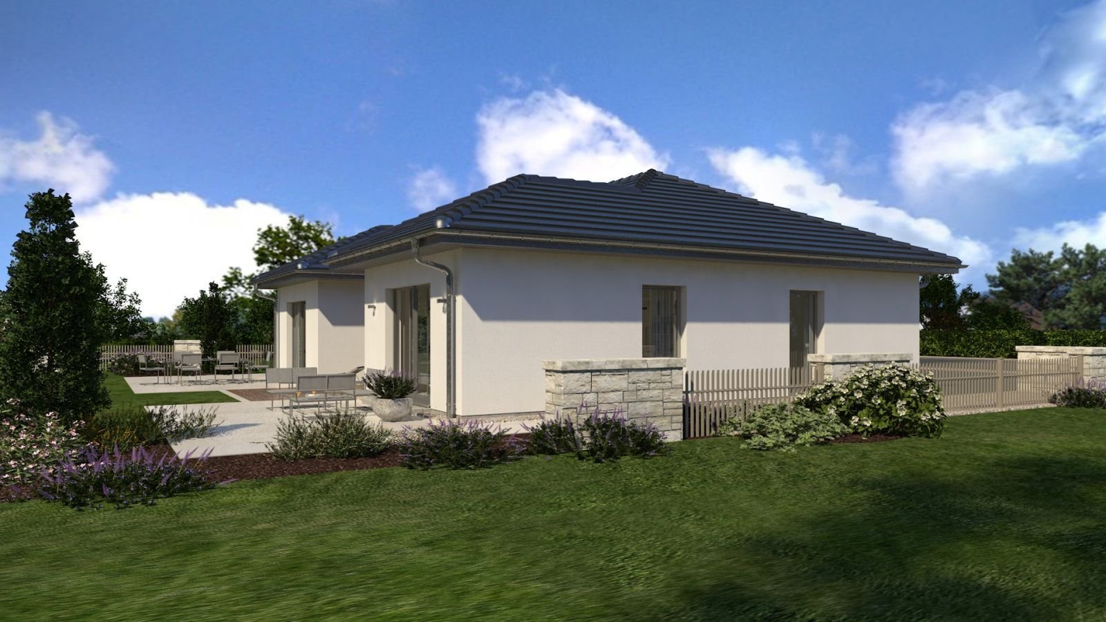 Großzügig wohnen auf einer Ebene auf Traumgrundstück 