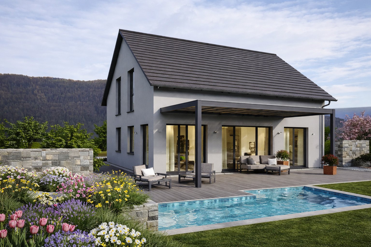 EIN HAUS, DAS MIT GROSSEM PLATZANGEBOT ÜBERZEUGT