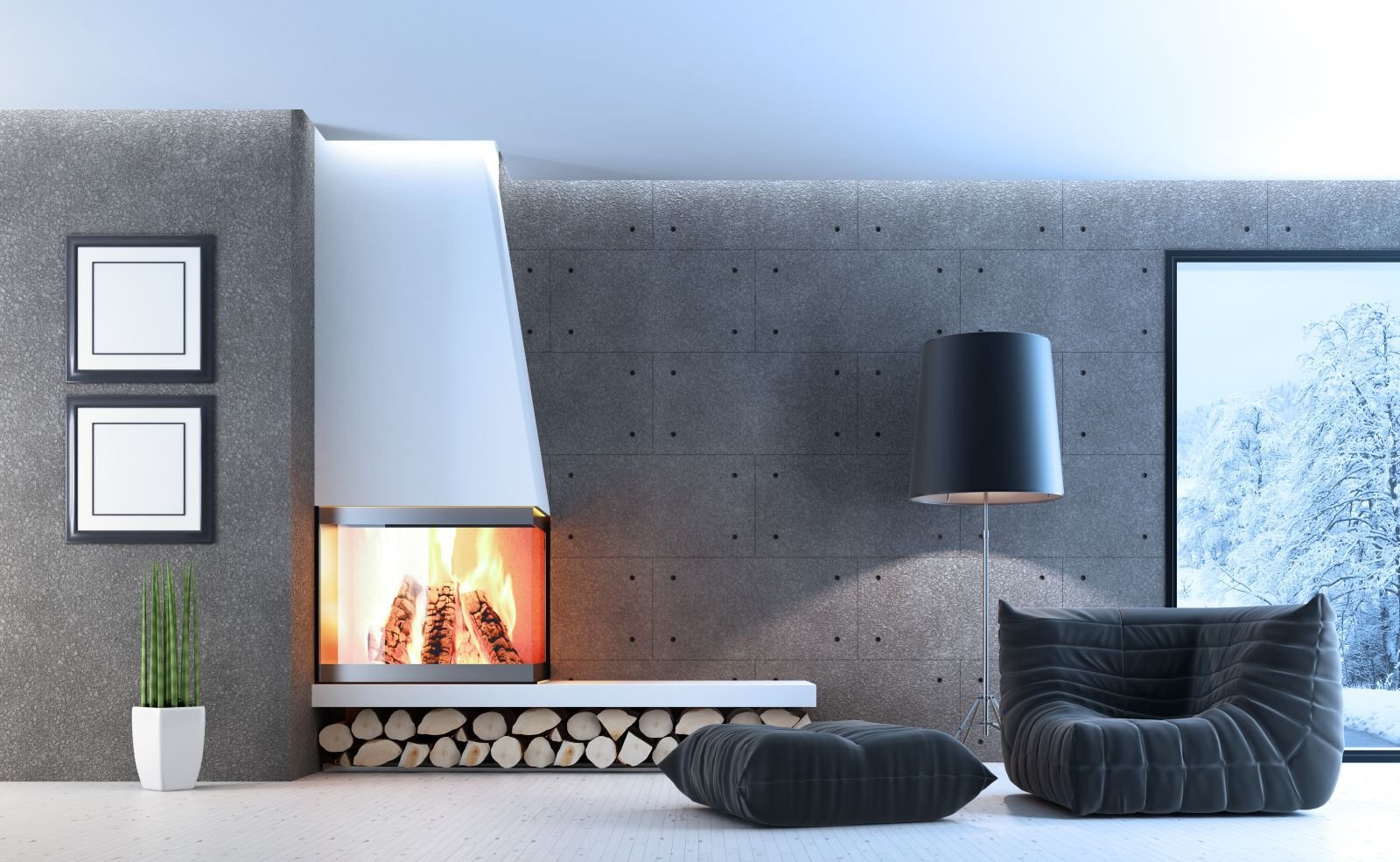 Wohnbereich führt in den Garten und verbindet Innen und Außen direkt