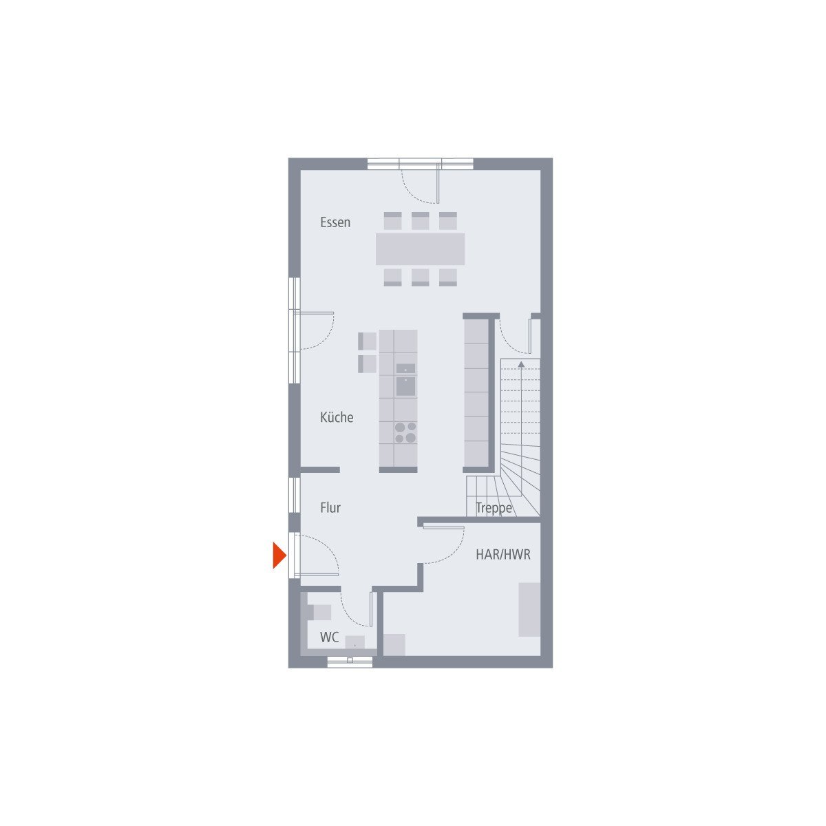 So großzügig und schön kann eine Doppelhaushälfte sein. OKAL !!