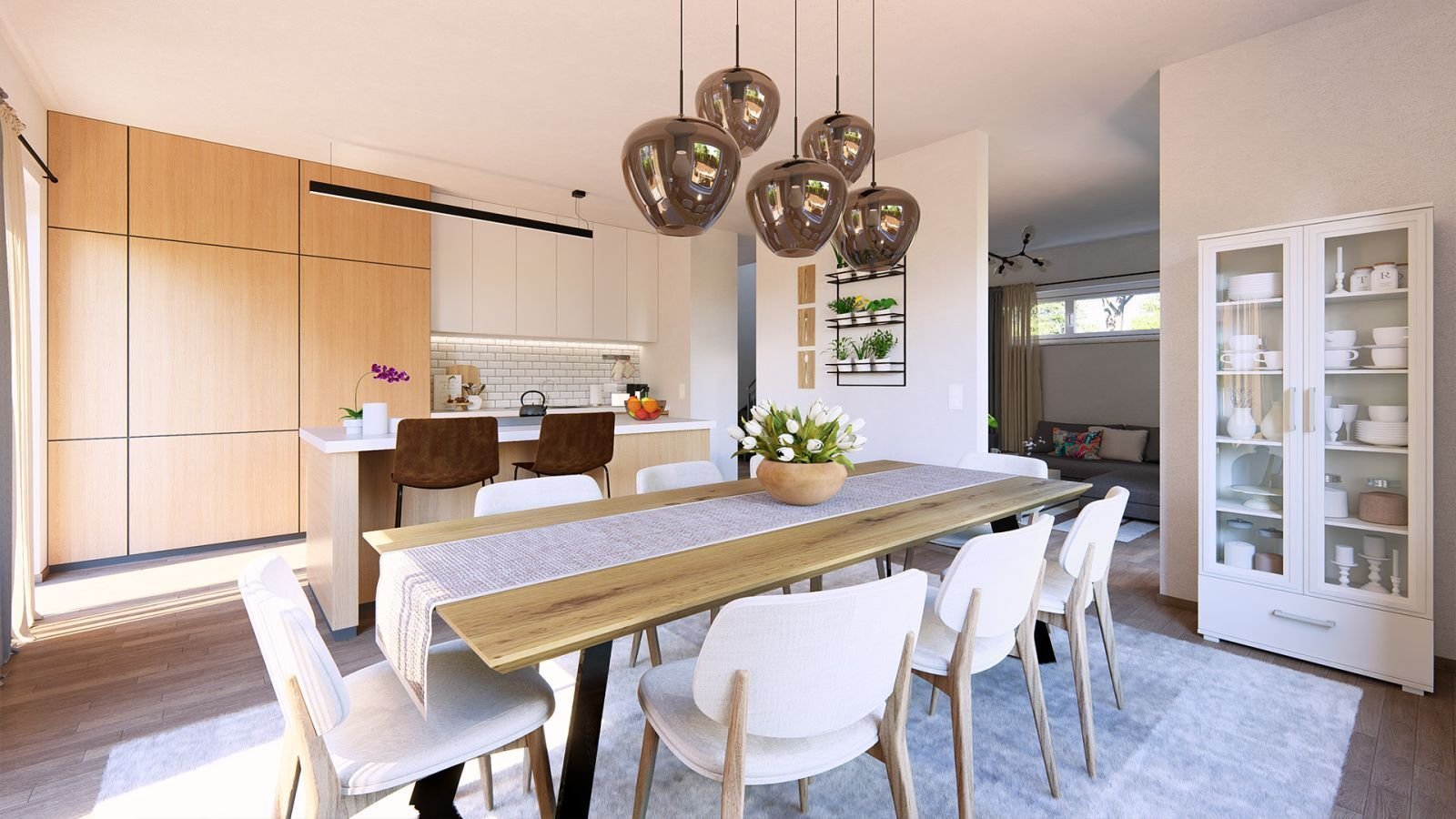 Design Pur - Wohn- Essbereich- Küche offen - 152 m² - Homeoffice ready - Große Kinderzimmer