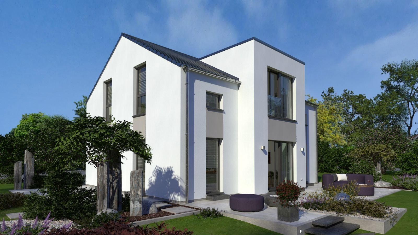 Vom Wohnbereich bis in den Erker – so dass Licht den Alltag durchgehend begleitet