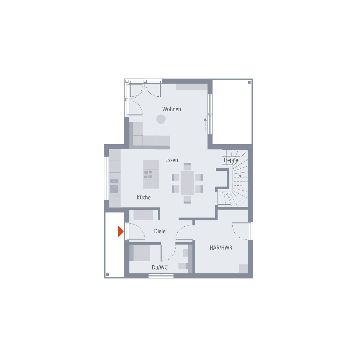 Die Treppe hochgehen und es wird ruhiger – wenn man oben wirklich abschalten will