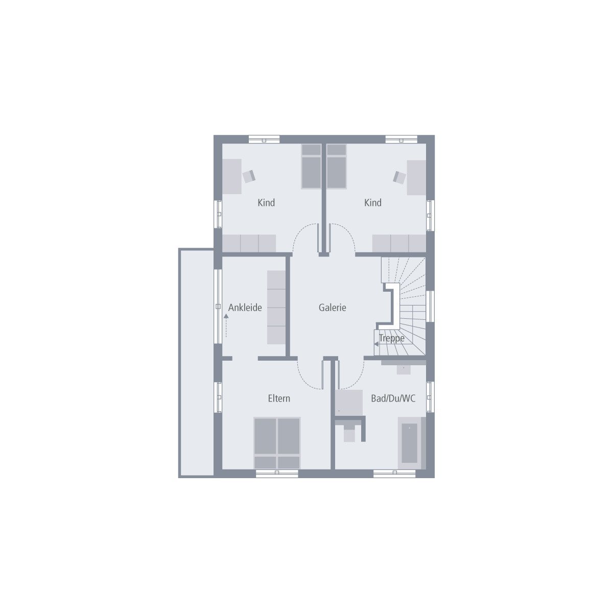 Die Treppe hochgehen und es wird ruhiger – wenn man oben wirklich abschalten will