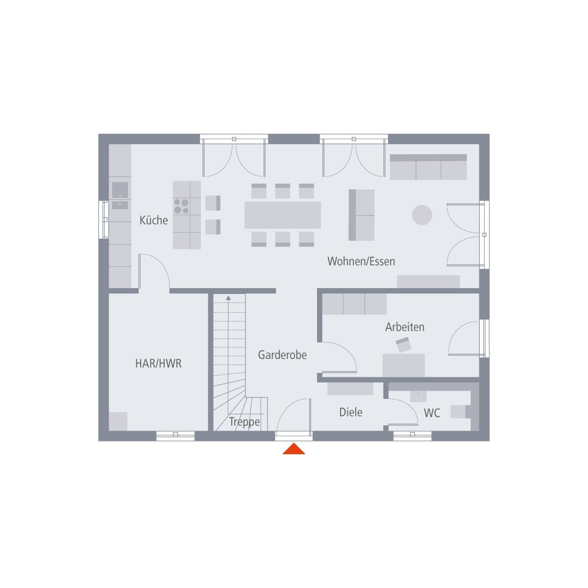 EINFAMILIENHAUS MIT VERSETZTEM PULTDACH