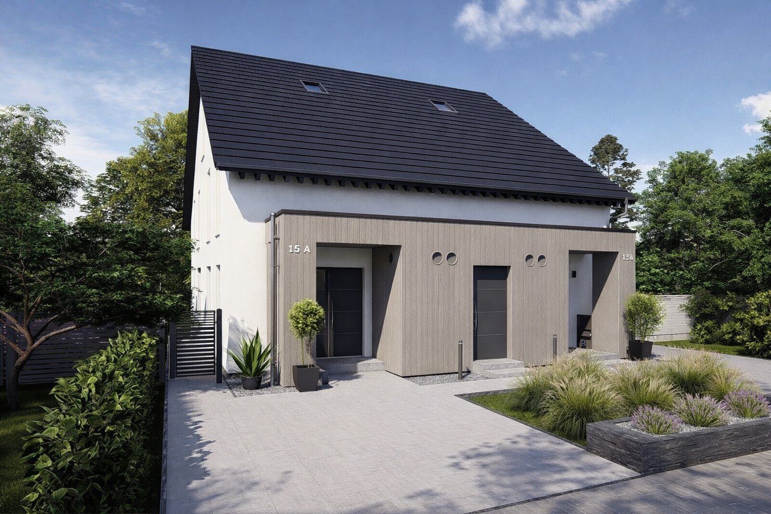 TÜR AN TÜR IM DOPPELHAUS