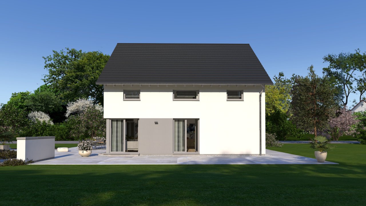 Das Haus mit Wohlfühlgarantie zum  besten Preis bei mir ! Mit einen Grundstück berechnet !