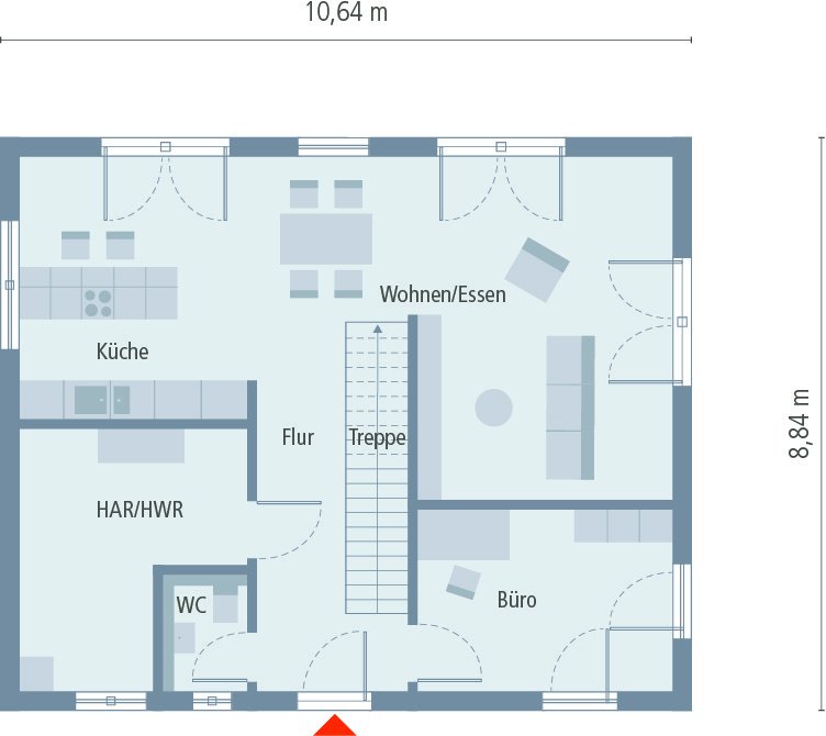 Leben, wo Ruhe und Familie zuhause sind