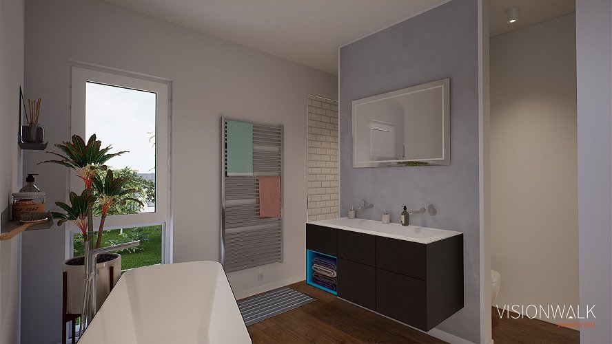 Pultdachhaus in Lichtenrade - Loftgefühl dank extra hoher Decken