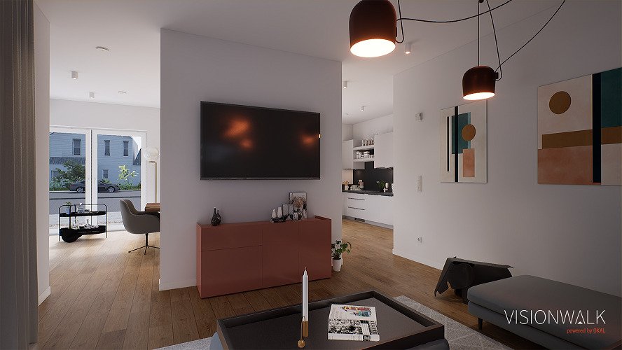 Pultdachhaus in Lichtenrade - Loftgefühl dank extra hoher Decken