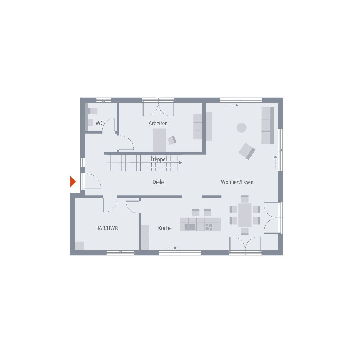 HAUS MIT 5 RÄUMEN UND 155 QM