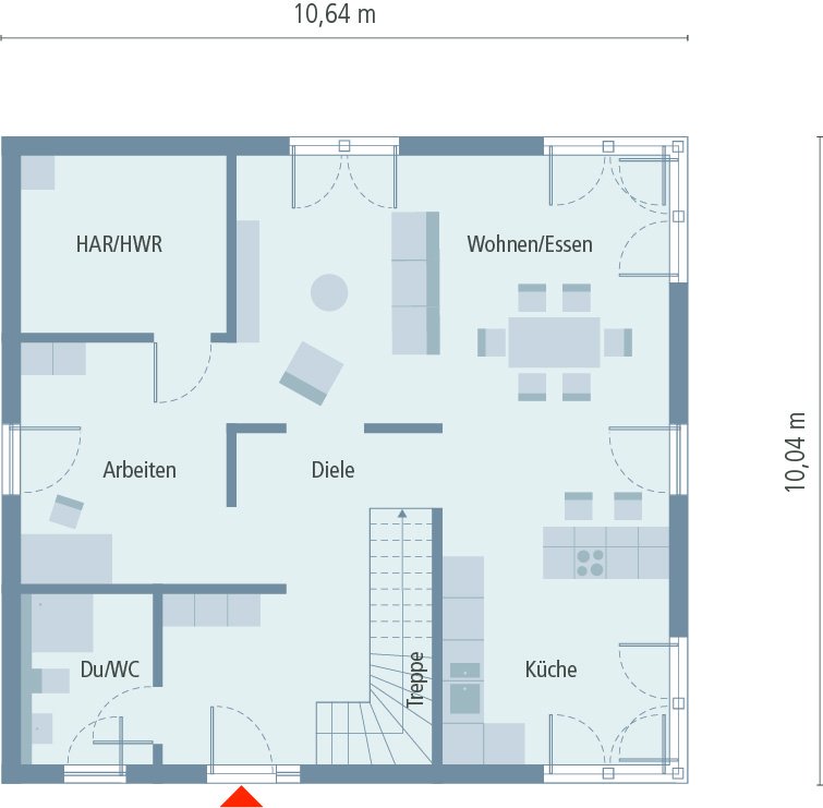 Geräumiges Haus für sie, zum leben und wohnen ! Mit einem Grundstück berechnet !