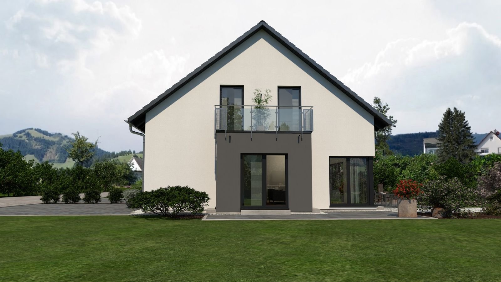 Sie mieten noch? Werden Sie doch selbst Vermieter! Pro Haushälfte inkl. Grundstück  ab 399 Tsd. €.