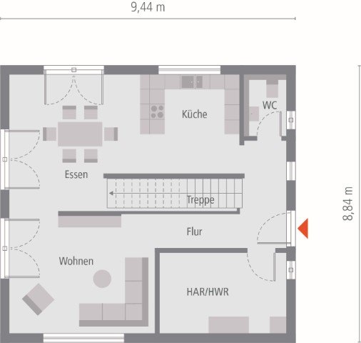 Die Chance ihres Lebens ! Dieses Haus zum Rabatt-Preis mit einem Grundstück berechnet ! 