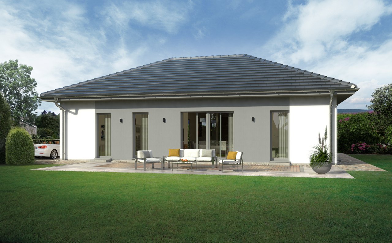 Wohnen auf einer Ebene ! Bungalow zum Spar-Preis mit einem Grundstück berechnet !