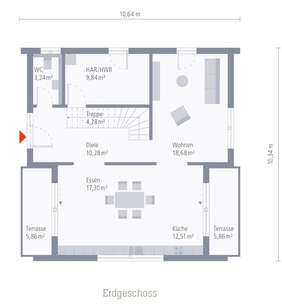 Haus im schönen Pultdach-Design ! Preis bereits mit einem Grundstück berechnet !