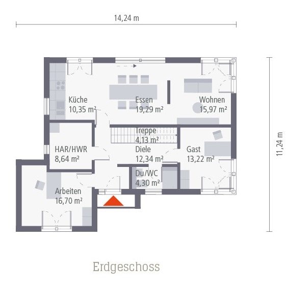 Wohntraum mit Eleganz zum anfassen ! Preis günstig mit Grundstück berechnet !