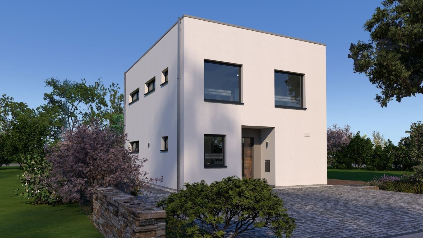 EIN­FA­MI­LI­EN­HAUS MIT BESONDERER ARCHITEKTUR