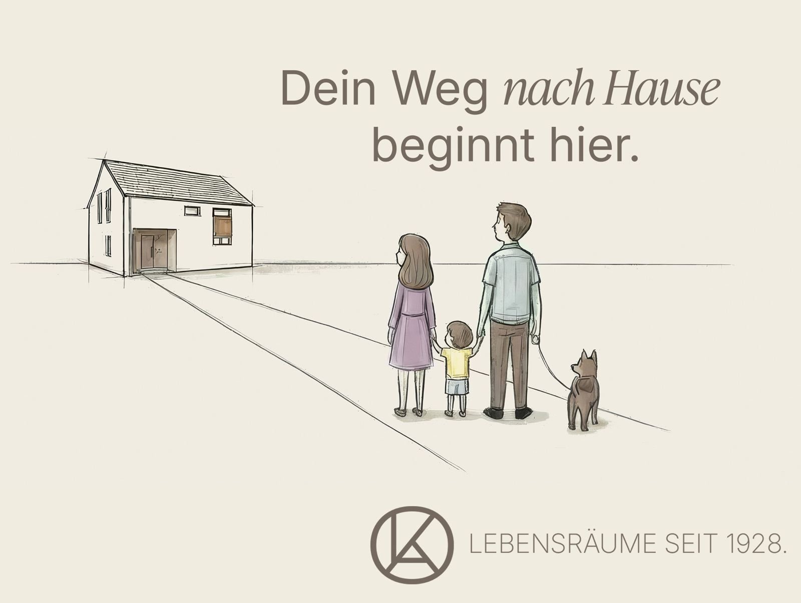 RAUS AUS DER TÜR, REIN INS GRÜNE
