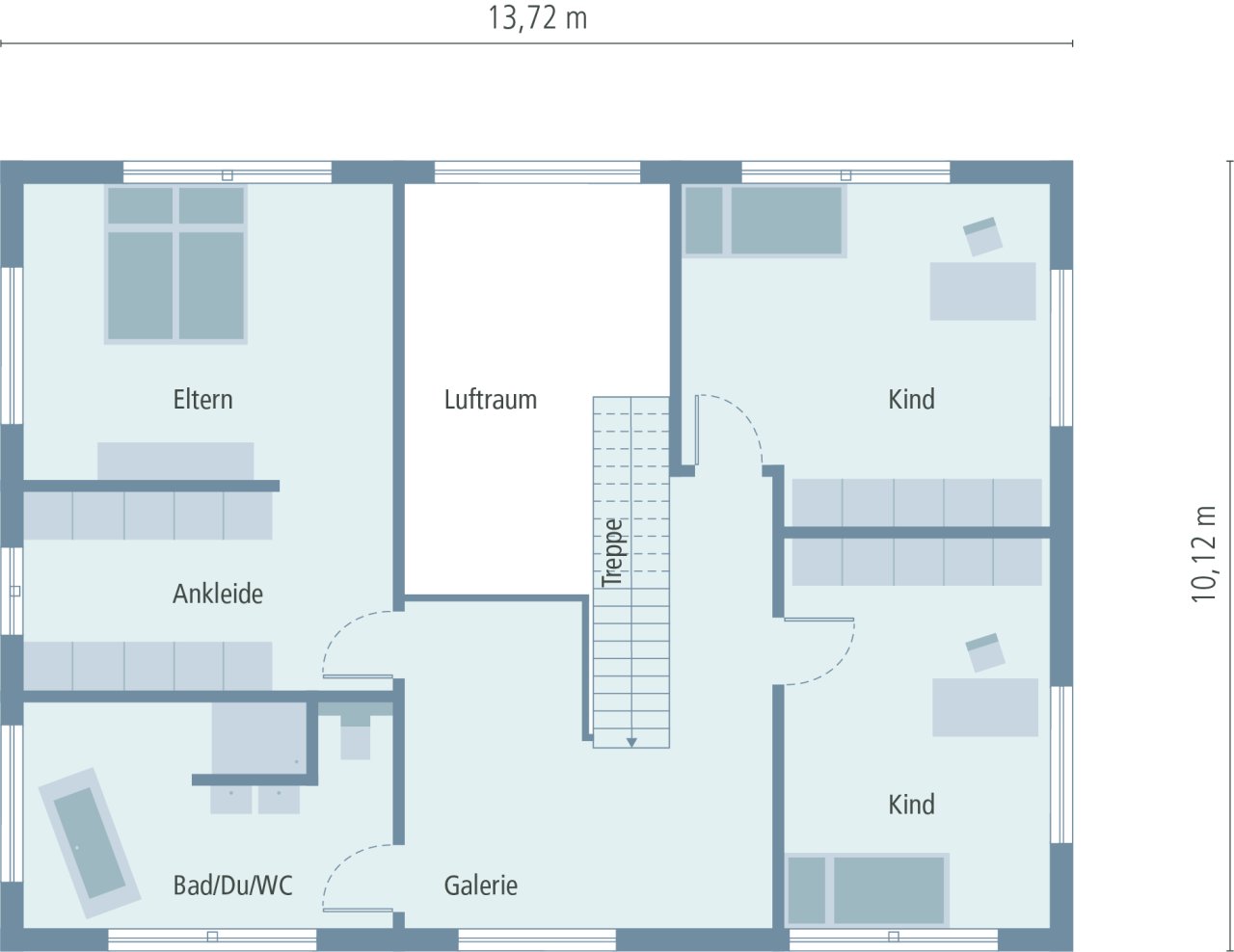 Wunderschönes großes Haus im Bauhausstil mit Flachdach ! Mit Grundstück berechnet !