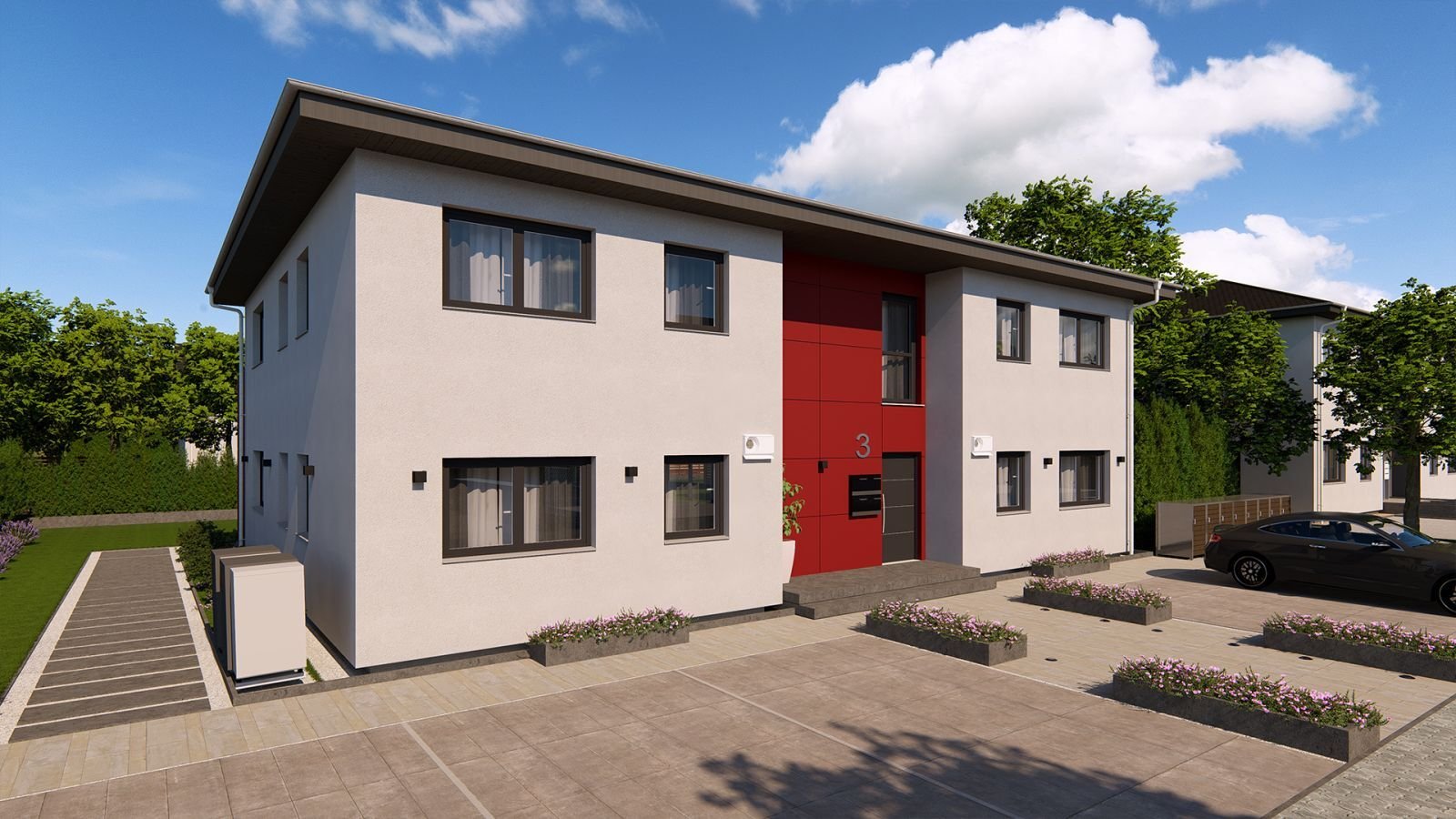 Angermünde: Großes Haus mit 4 Wohnungen ! Im Schnitt nur 228.400,-€ je Wohnung mit Grundstücksanteil ! 
