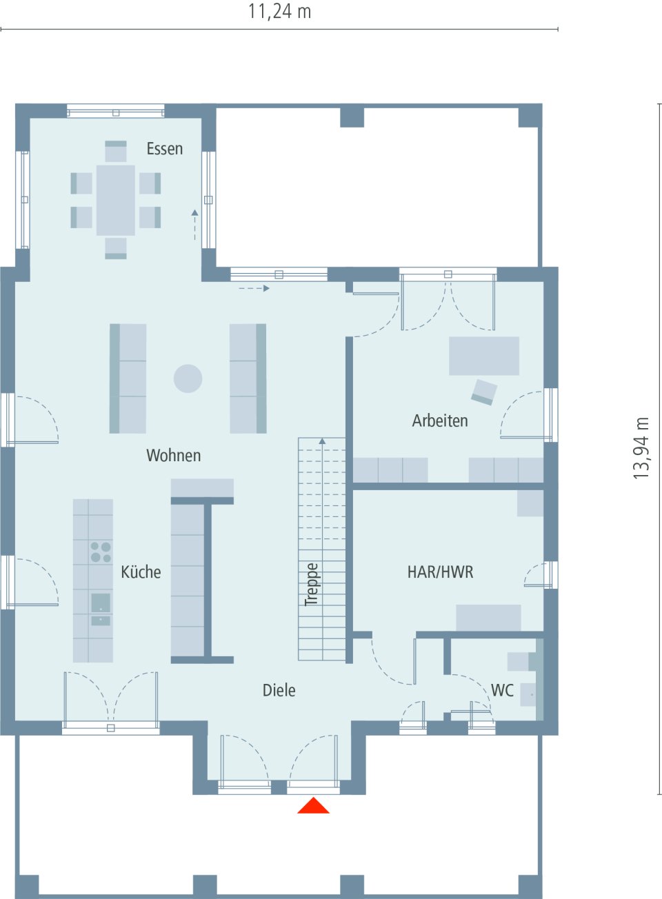 Haus in bester Lage zum wohnen und leben ! Preis mit Grundstück berechnet !