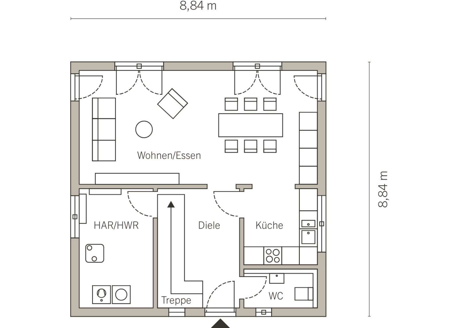Der Traum vom eigenen Haus beginnt genau heute!! Grundstück im Gesamtpaket enthalten!
