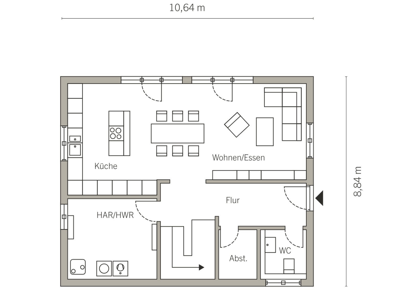 Ein Haus mit vielen  Lieblingsplätzen