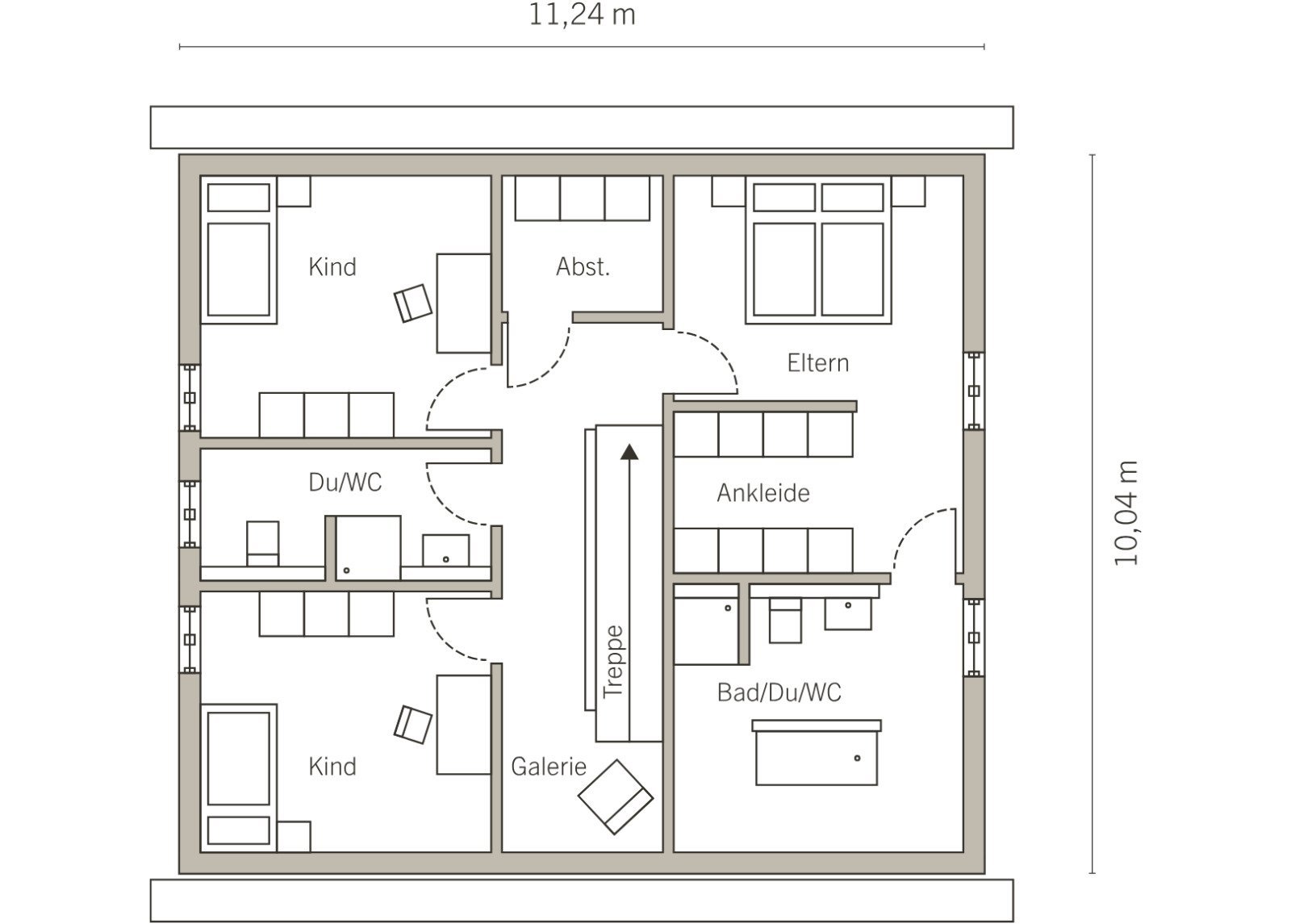 EINFAMILIENHAUS, MIT VIEL PLATZANGEBOT UND DESIGN WAS ÜBERZEUGT