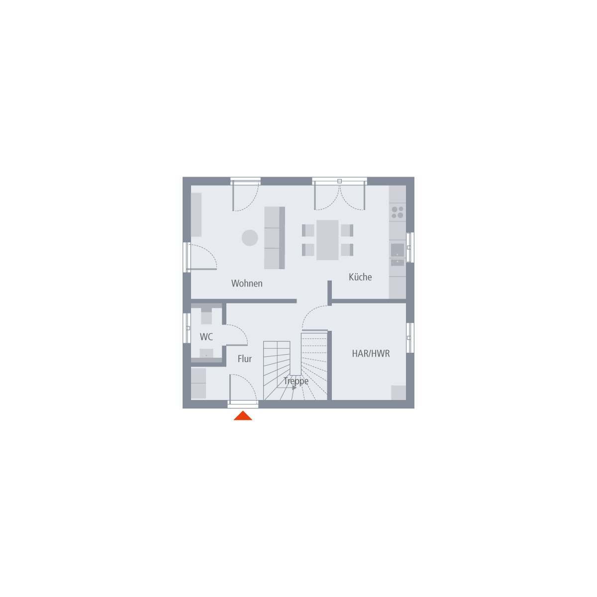 Neues Haus zum AKTIONS-Preis zusammen mit einem Grundstück berechnet ! 