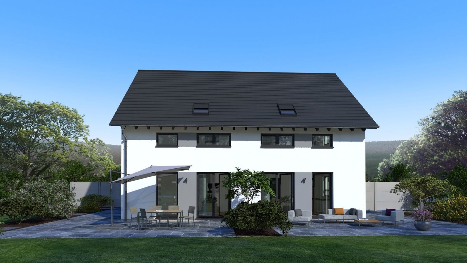 2-Familienhaus zum Top-Preis ! Nur 392.100,-€ je Familie/Haushälfte/Grundstück !