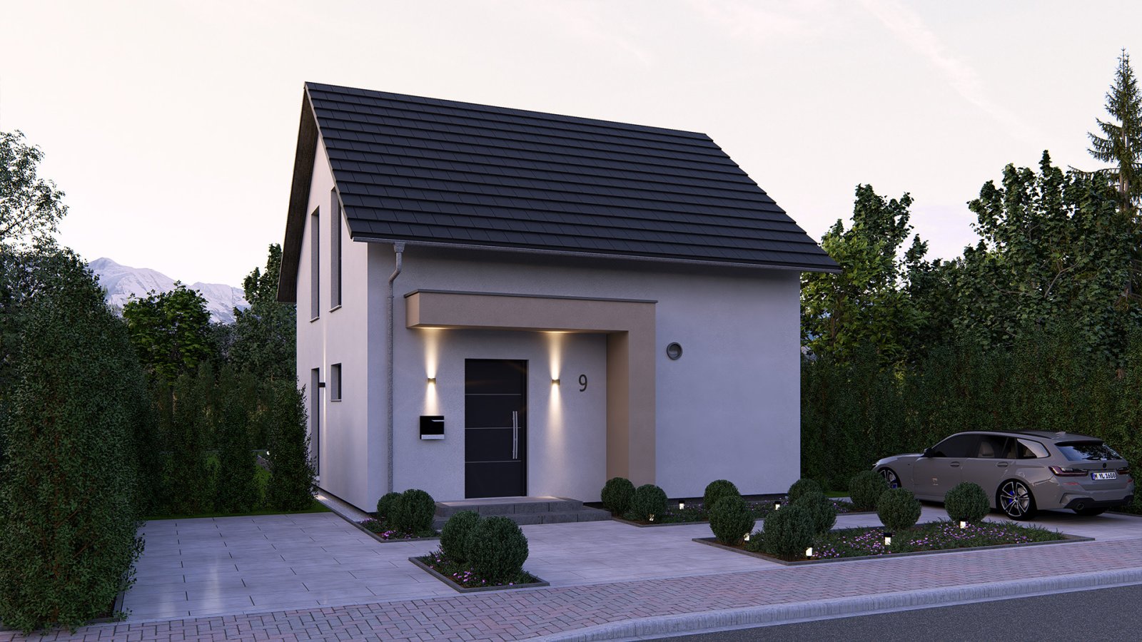 Warum noch warten? Dieses moderne Traumhaus überzeugt mit optimaler Raumaufteilung und Architektur. Grundstück bereits im Gesamtpreis enthalten! 