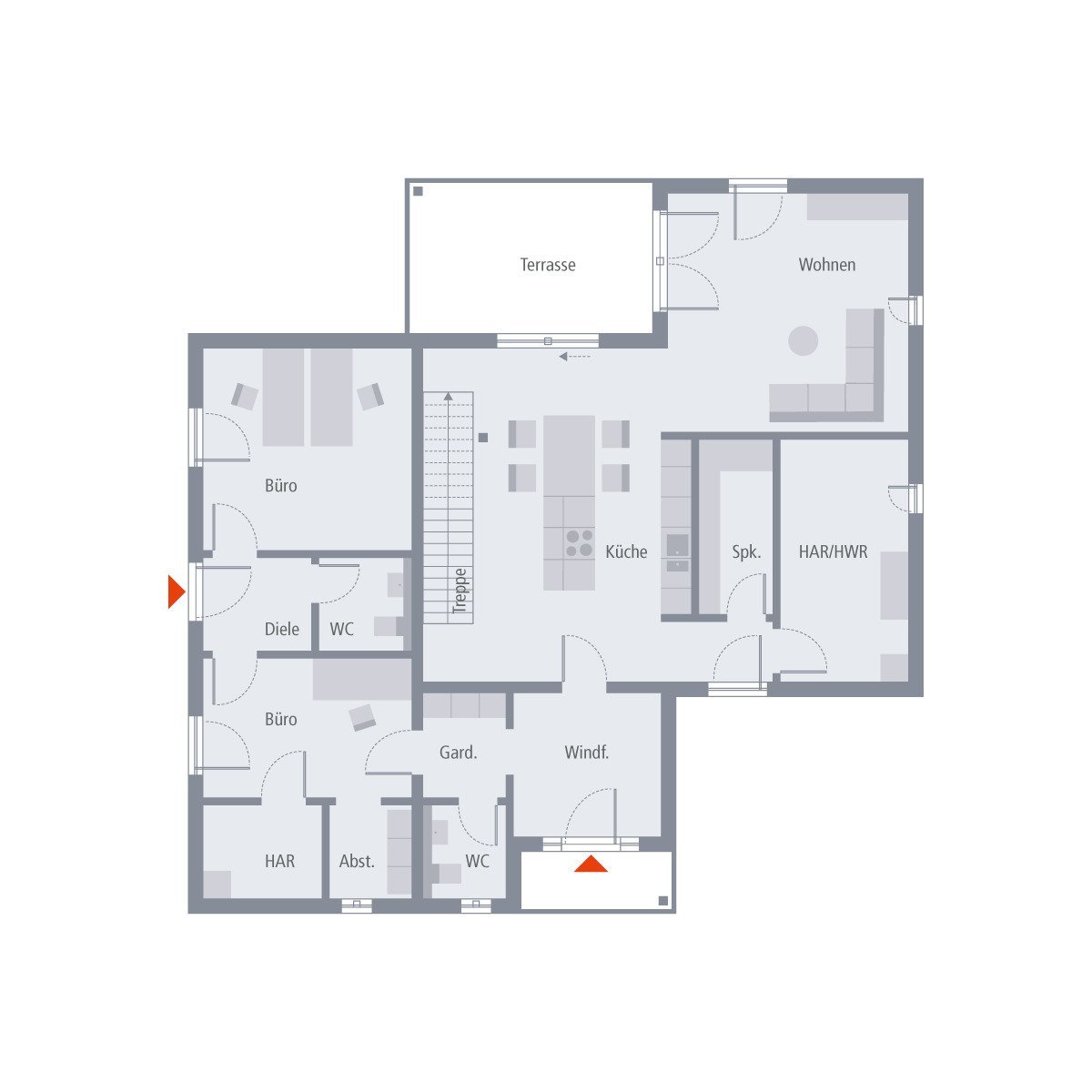 - Homeoffice - Büroanbau inclusive