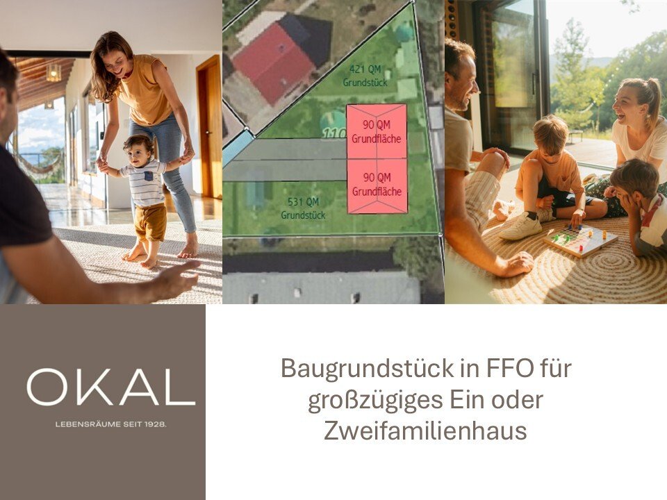 Baugrundstück nahe Botanischem Garten für dein Okal Haus 