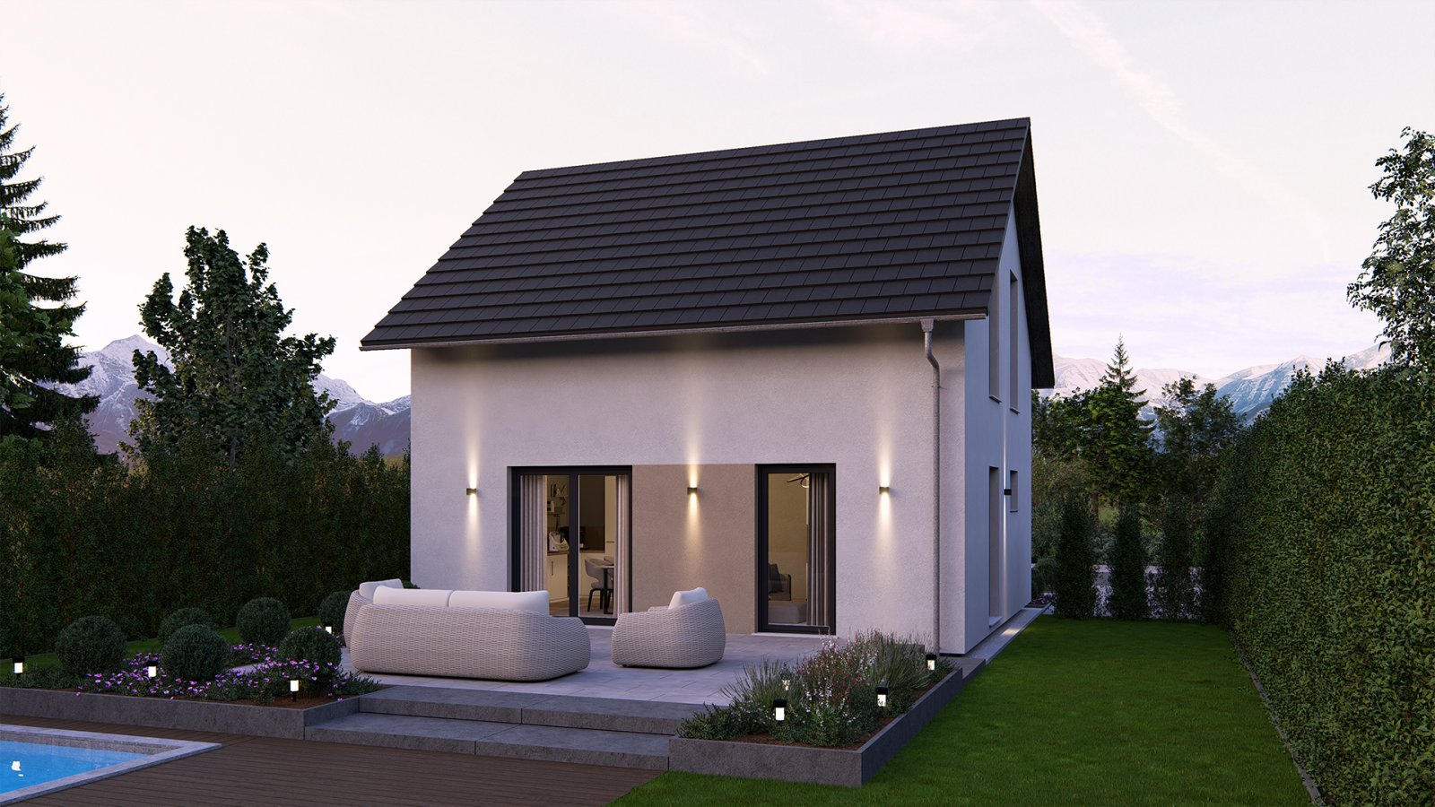 DAS IDEALE HAUS FÜR DIE KLEINFAMILIE - ALLES DRIN - AUF WUNSCH BEZUGSFERTIG -