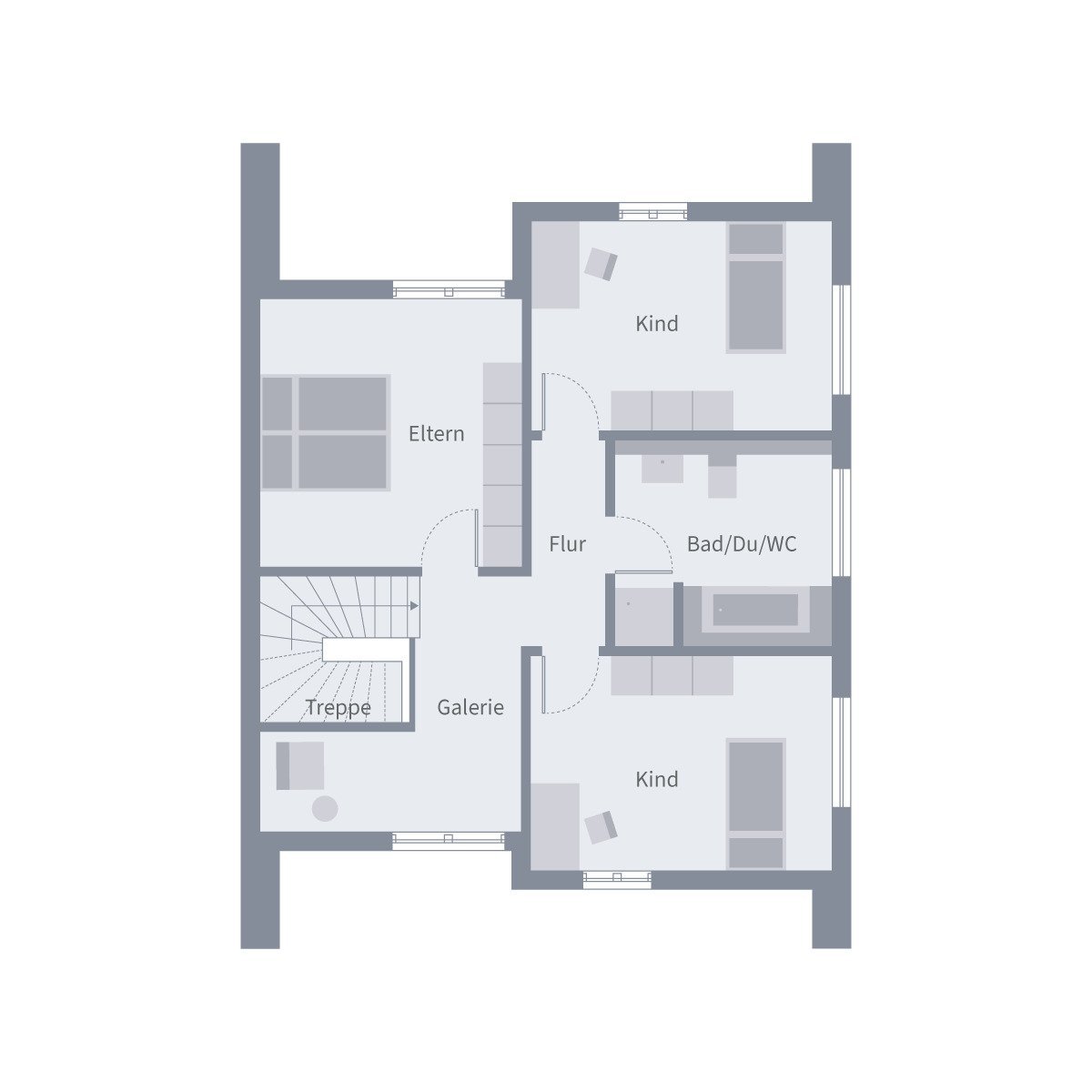 Design Pur - Wohn- Essbereich- Küche offen - 152 m² - Homeoffice ready - Große Kinderzimmer